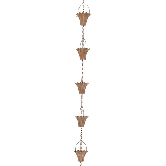 kurtrusly 3.3ft Rain Chain Outside Villas, Courtyards B Chains Catcher Rainwater Style Gutters Style B