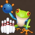 thumbnail image 3 of CafePress - Bowling Frog Dark T Shirt - 100% Cotton T-Shirt, 3 of 4