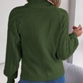 thumbnail image 5 of Wancir Women's Turtleneck Sweater Chunky Long Sleeve Knitted Pullover High Low Hem Trendy 2024 Fall Winter Basic Jumper Top, 5 of 9