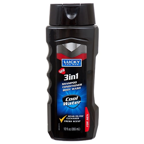 New 300762 Lucky Body Wash For Men Cool Water 12 Oz (12Pack) Bath Products Cheap Wholesale