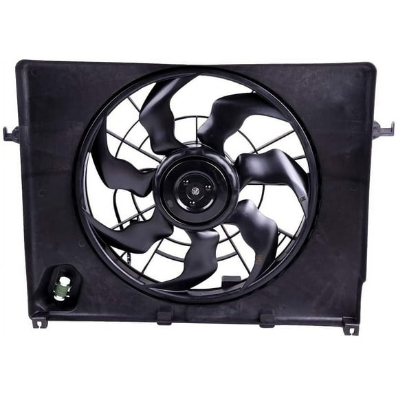 ECCPP AC A/C Condenser Radiator Cooling Fan Replacement fit for 2011-2012 Hyundai Sonata 2011-2014 Kia Optima 2.4L