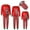 242019-Red, variant on Matching Family Pajamas Sets Christmas PJ's Letter Print Top and Plaid Pants Jammies Sleepwear