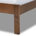 thumbnail image 5 of Baxton Studio Malene Mid-Century Modern Walnut Finished Wood Twin Size Platform Bed, 5 of 17
