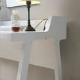 thumbnail image 5 of GOMYHOME Home Office Writing Desk with Grounded Outlet, USB Ports & Wooden Frame, 5 of 7