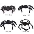 thumbnail image 2 of Araña grande terrorífica de felpa para decoración de Halloween, Casa Encantada, accesorios de terror para interiores y exteriores, suministros de fiesta de gigantes negros, 30/60/90/125cm, 2 of 4
