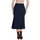 thumbnail image 3 of Falda de corduroy CHIC INSPIRE para mujeres, otoño, cintura alta, vestido de trabajo, casual, falda midi XS azul oscuro, 3 of 6