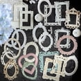 thumbnail image 2 of SPRING 10pcs Retro Style Hollow out Embossed Papers for Artistic For Background 1 European frame, 2 of 9
