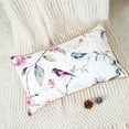 thumbnail image 4 of VOGOL Decorative Pillowcase for Bedroom, Farmhouse Purple Bird Lumbar Pillow Cover for Bed Chair, 12 x 20 inches, 4 of 7