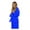Royal Blue, variant on Terry Microfiber Hooded Robe for Girls and Boys and Teen Girls and Boys, White Robe, Size SMALL