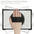 thumbnail image 4 of XYX Case for 12.3 inch Microsoft Surface Pro 7+ Plus/Pro 7/6/5/4, 360 Rotating Heavy Duty Shockproof Cover with Kickstand and Hand Strap (Transparent), 4 of 7