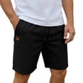 thumbnail image 2 of Havenre Men's Casual Cotton Shorts Summer Beach Vacation Short Pants Lightweight Drawstring Elastic Waist Chino Golf Shorts with Pockets Black XL, 2 of 10