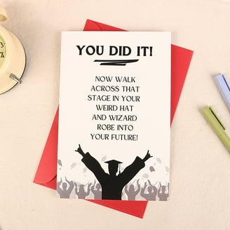 funny grad card sayings Naked Graduation for Boyfriend or Girlfriend R is for Robo Funny Graduation Card: Snarky Dark