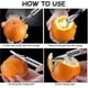 thumbnail image 2 of 2026 Orange Peeler Cutter, 2 Pieces Stainless Steel Citrus Peelers, Tool With Curved Handle Vegetable Fruit Tools Kitchen Gadget_Sep, 2 of 4