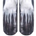 thumbnail image 2 of 1 par de calcetines divertidos con patrón 3D, divertidos calcetines tobilleros de corte bajo, regalo de Navidad y Halloween, 2 of 6