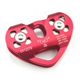 thumbnail image 1 of RIYIN Mountaineering Climbing Rock 30KN / 6700lbs Zip Line/Wire Cable Trolley Pulley, 1 of 4