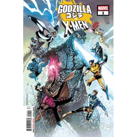 Godzilla Vs. X-Men #1 VF ; Marvel Comic Book