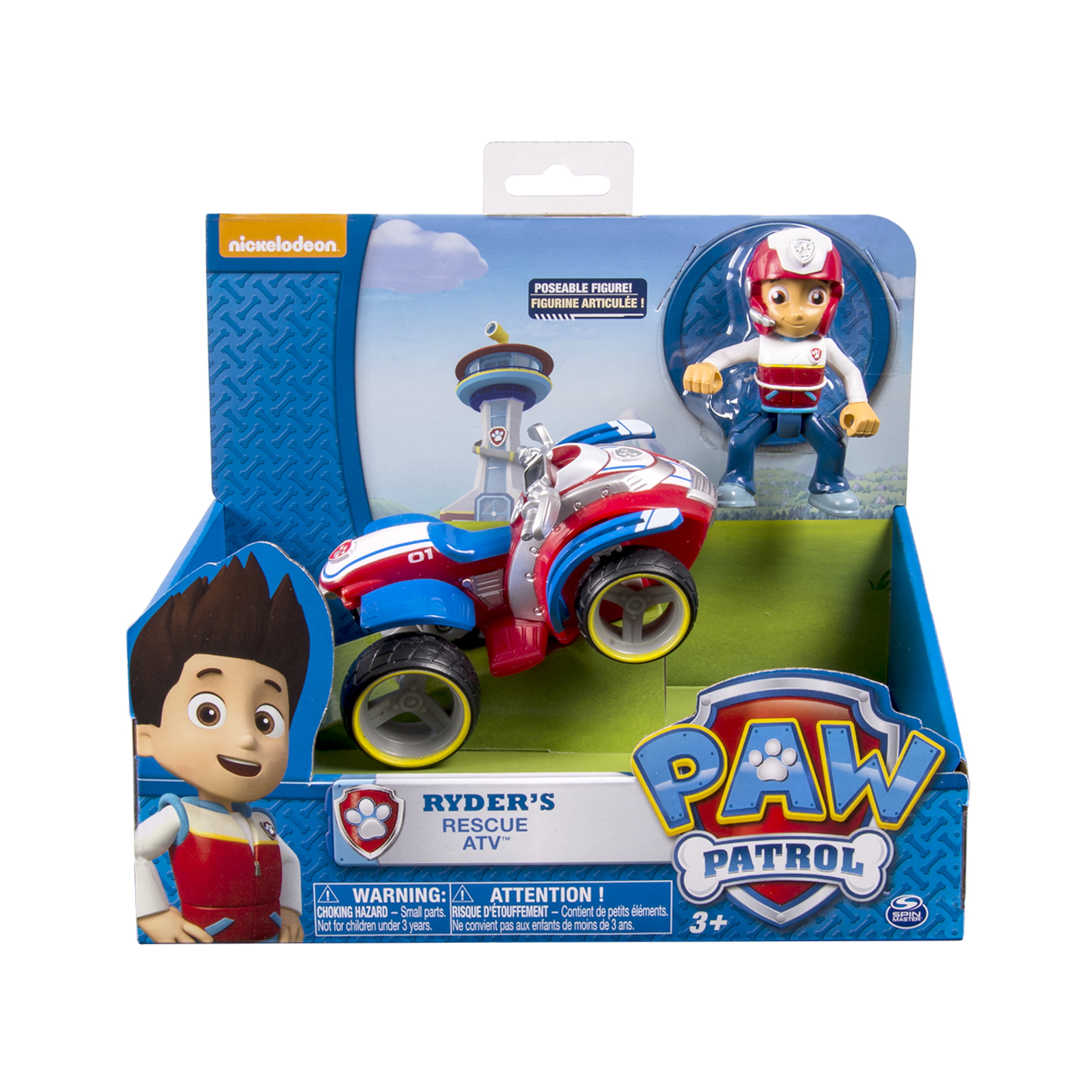 Paw Patrol toys Ryder/'s Rescue ATV Vehicle and Figure figure toy Puppy Dog Toys