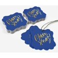 thumbnail image 5 of Inkdotpot Hang Tags Merry X-Mas Christmas Favor Bracket Shape Gift Tags Real Gold Foil Bonbonniere Tag Pack Of 100, 5 of 7