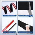 thumbnail image 5 of QZS Flexible Corner Protector,0.8x118In Durable Black Waterproof Wall Tile,Portable Adhesive Moulding Trim for Home,Office,Countertop,1pack, 5 of 6