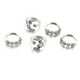 thumbnail image 4 of Set 5PC Amante Pila Anillos de Plata Luna Estrella de Cristal Mujeres Bohemio Anillos de boda, 4 of 8