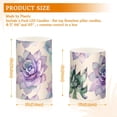 thumbnail image 3 of Flowers Succulent Plants Flameless Candles&nbsp;LED Lights Battery Operated Candles with Remote and Timers Flicker Lights Votive Set of 2, 3 of 7