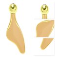 thumbnail image 3 of Unique Bargains 1 Pc Durable Dolphin Type Facial Roller for Vacation Travel Bathing Gold Tone Zinc Alloy, 3 of 4