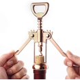 thumbnail image 2 of Easy to Use Wine Corkscrew Rose Gold Bottle Opener and Beer Opener, Multifunctional Bottle Opener, 2 of 5