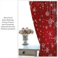 thumbnail image 3 of Merry Christmas Curtains Balls with Pine Fir Tree Holiday Season Classic Art Printed Living Room Bedroom Window Drapes Treatment Fabric 2Panels28 (W) x 40(L) Inch Decor, 3 of 6