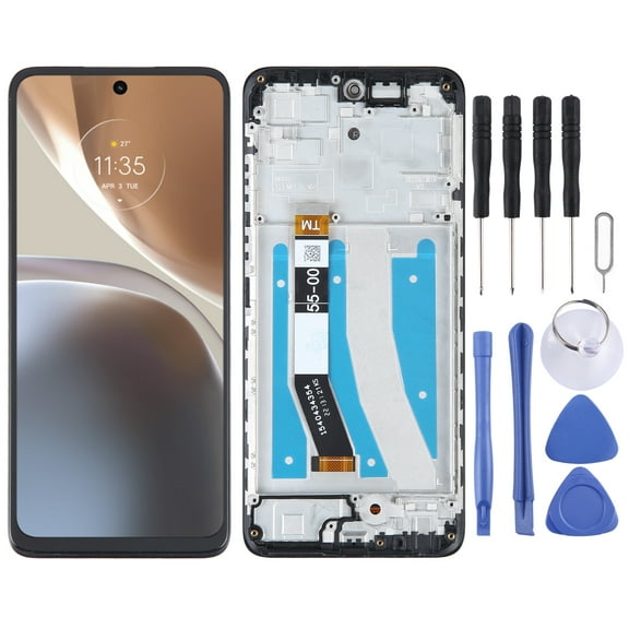 OEM LCD Screen For Motorola Moto G32  Digitizer Full Assembly With Frame For Motorola Moto G32