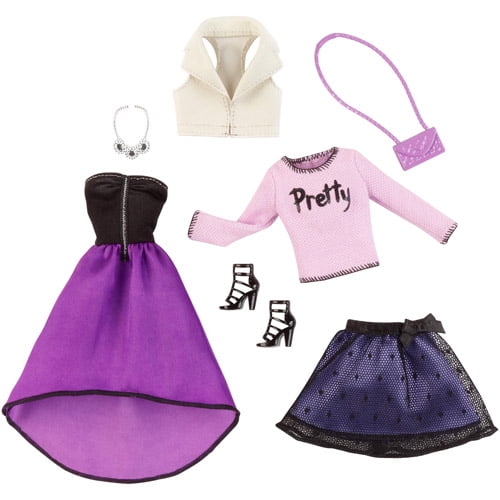 barbie doll clothes at walmart