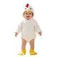 thumbnail image 3 of Gaexia Baby Boys Girls Chicken Bodysuit Hooded Animal Romper Jumpsuit One Piece Cosplay Outfit Soft Comfortable Clothing For Thanksgiving Carnival Birthday Party, 3 of 7
