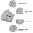 thumbnail image 2 of Gorros para recién nacidos para niñas Lindos gorros con lazo para bebé Gorro para recién nacido Gorro suave para recién nacido, 2 of 5