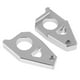 thumbnail image 1 of Tensor de Cadena Trasero de Aluminio CNC Accesorios de Motocicleta Plata, 1 of 9
