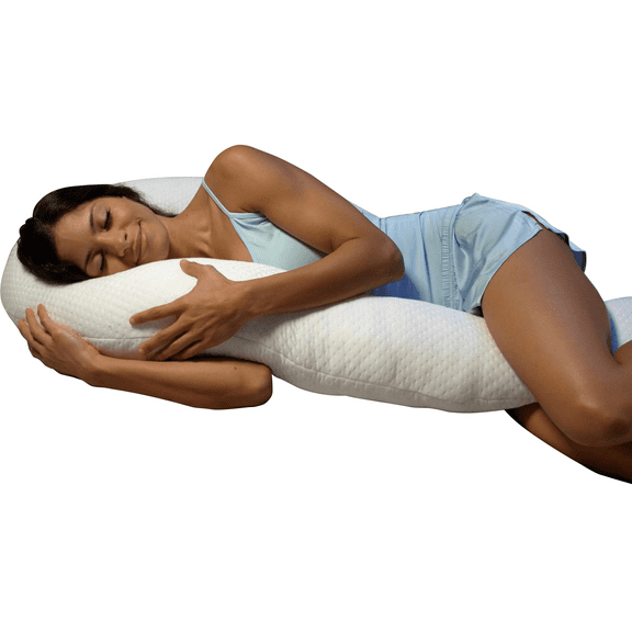 Contour Swan Orthopedic Side Sleeper Pillow for Shoulder Relief and Leg Support Cushion