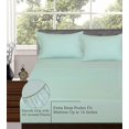 thumbnail image 2 of Ruvanti 100% Cotton 4 Pcs Flannel Sheets Full, Deep Pocket, Warm, Super Soft, Breathable, Moisture Wicking Full Size Sheet Sets, Bed Sheets Include Flat, Fitted Sheet,2 Pillowcase -Solid Green, 2 of 6