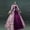 Purple, variant on Womens Long Sleeve Square Neck Dress Victorian Rococo Floor Length Ball Gown Vintage Princess Costume for Party Halloween Wine XL
