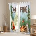 thumbnail image 3 of Feelyou Adventure Camping Child Blackout Curtains Set of 2 (52x84 Each), Cartoon Wildlife Wolf Window Curtains, Rustic Farmhouse Curtains and Drapes, Curtains and Drapes Room Decor, 3 of 6