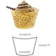 thumbnail image 2 of 50 envoltorios para magdalenas, papel artístico para hornear, filigrana, encaje de vid pequeña, forro cortado con láser, envoltorios para tazas, bandejas para muffins para decoración de bodas,, 2 of 7