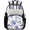 Multicolor 1, variant on Rainbow Stained Glass Sea Turtle Clear Backpack for Stadium Events, Turtles Transparent Plastic Bag for Games, Security Checks, Festivals, Concerts