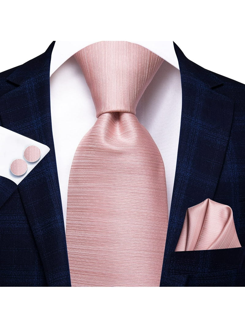 Walmart Men's Necktie Set of 4 with Matching Pocket Squares