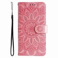 thumbnail image 4 of Funda tipo cartera GANGXUN para Motorola Moto G86 , diseño girasol, cuero PU, soporte, cierre magnético, tarjetero, 4 of 5