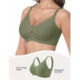 thumbnail image 2 of LUCKMEEY Wireless Mesh Bras for Women Seamless Full Coverage Push up Bra Plus Size, 2 of 6