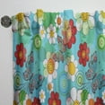 thumbnail image 3 of Designart 'Antique Flowers V' Bohemian & Eclectic Curtain Panel, 3 of 5