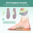 thumbnail image 4 of AOV Women's Arch Support Walking Shoes for Plantar Fasciitis Tennis Shoe, 4 of 7