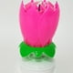 thumbnail image 3 of Decoración Eléctrico Vela de pastel - Velas de loto giratorias electrónicas - Doble capa (rosa), 3 of 5