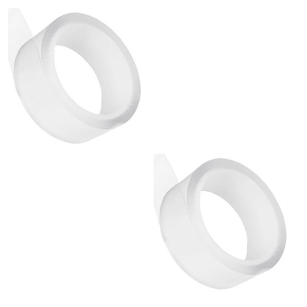 Kenally Cinta transparente para fregadero de cocina, impermeable, antimoho, autoadhesivo, tira de baño, sello de agua para piscina, 30 mm de ancho 100mmx3 Metrosx0.5mm 2piezas Kenally CBP011272