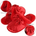 thumbnail image 3 of DL Women's Memory Foam Scuff House Slippers Fluffy Velvet Slip on Indoor Bedroom Womens Slippers, 3 of 6