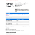 thumbnail image 2 of Front Brake Pad Set - Compatible with 2005 - 2008 GMC Sierra 1500 2006 2007, 2 of 2