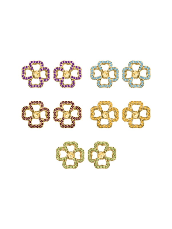 Color GH, Clarity I2-I3 KATARINA Diamond Earring Jackets in 14K Gold 3/4 cttw Color GH, Clarity I2-I3 KATARINA Diamond Earring Jackets in 14K Gold 3/4 cttw