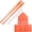 2 Bats + 6 Balls + Orange Bases, Orange, variant on Plastic Baseball Set with Two Bats, 6 Balls and Throwdown Bases (2 Bats + 6 Balls + Orange Bases, Red)